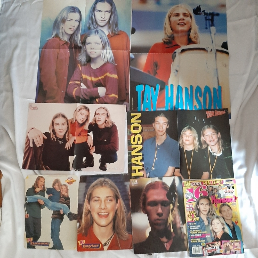 Vintage 90s Hanson Poster Pack.